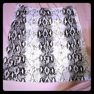Snake skin skirt